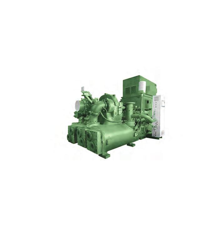 TRE CENTRIFUGAL COMPRESSOR Min Max HP 400 1500 kw 300 1120 CFM 1750 6450 PSI 20 230 LxWxH in (mm) Wt lbs (kg) Up to