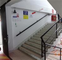 Notification and initiation devices for the fire alarm system were noticed installed in the facility, but they do not