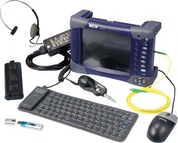 9 Comprehensive Line of Accessories A wide range of accessories are available that will provide technicians with everything they need to take advantage of the T-BERD 6000 s complete testing