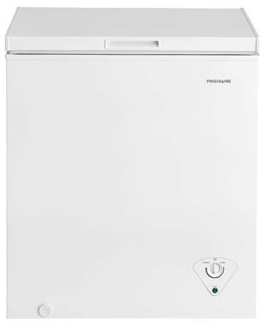 FFFC05M1TW Frigidaire 5 Cu. Ft. Chest Freezer Power-on Indicator Light Know at a glance that your freezer is working.