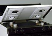 Select models feature sealed burners that provide simmer capability and maximum output Extra-large