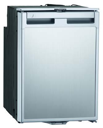 CRX-1065 Series Dometic 1.9 CU FT AC/DC Marine Refrigerator Available with Black, Silver or Stainless Door Panel Refrigerator Gross Capacity: 1.