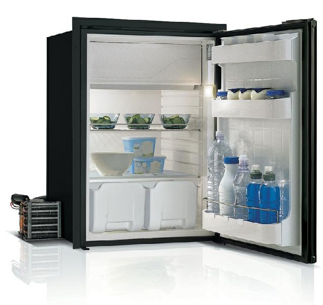 Sea Classic refrigerators with remote cooling units provide bigger internal volume, remoting the installation of the cooling unit in a compartment or locker, optimizing space and performance.