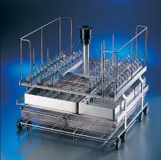 Mobile injector unit for micro surgical instruments (ENT-OP) E 465 Mobile injector unit For ENT micro surgical instruments (ENT-OP) Built in spray arm 3 levels Level 1 for mesh trays H 65, W 520, D