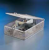 Insert 1/4 mesh tray For micro instruments H 60, W 183, D 284 mm Mesh size on the base 1.
