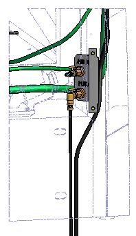 08-000.02/ 3 2011JA14 + CAUTION: Nylon compressed air lines should be installed only at locations where nylon lines have been previously used.