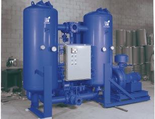 B L O W E R P U R G E R E G E N E R A T I V E D R Y E R S Arrow Pneumatics BP series blower purge regenerative dryers are more economical to operate than heated or heatless regenerative dryers.