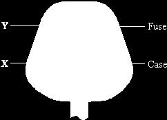 The diagram shows the inside of a correctly wired three-pin plug.