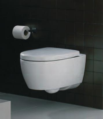 Outside is easy to clean too - with the fully back-to-wall design of the Moda close coupled toilet and