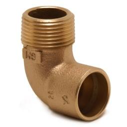 Male elbow, copper x BSP taper male thread YP13 Elbow Size Pattern No. Pack 1 Qty Pack 2 Qty Code Barcode Price ( ) ex VAT test 15mm x 1/2" YP13 10 240 08333 5022050083333 16.
