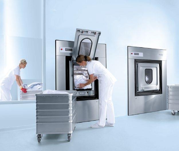 7. 16-32kg load capacity 30,000 Tested to 30,000 wash cycles 199 freely programmable slots Barrier wash laundry Miele offer a range of barrier wash machines that provide the ultimate defence to cross