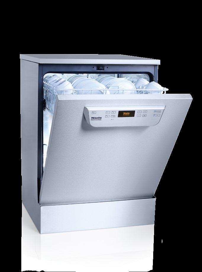 With fresh water intakes for both the main wash and the final rinse, with a temperature of 85ºC, the PG 8059 Hygiene dishwasher provides stunning results with effective infection control.