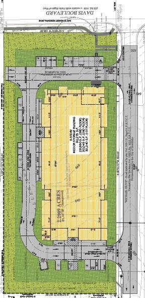 The approved site plan included the installation of an 8-inch sewer line to the