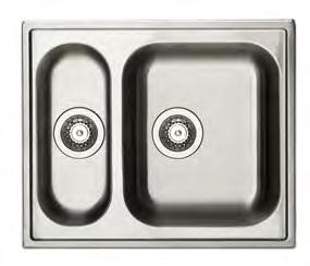 ) A sink with a drainer is helpful if you hand wash often, and works well keeping liquids off your worktop too.