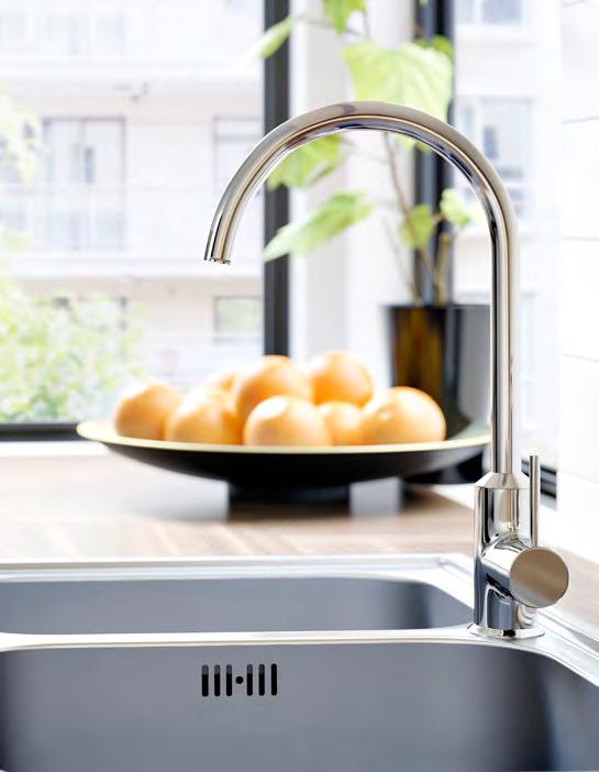All our taps have a water-saving function, reducing your water consumption by up to 40%.