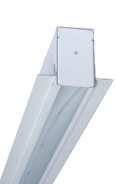 Recessed Mount Linear Fixture Dimensions ll dimensions are inches.