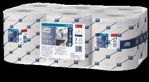 Tork Reflex Wiping Paper Plus Art no 473474, M3 White Art no 473391, M4 Blue - 2 ply multipurpose paper - Ideal for mopping