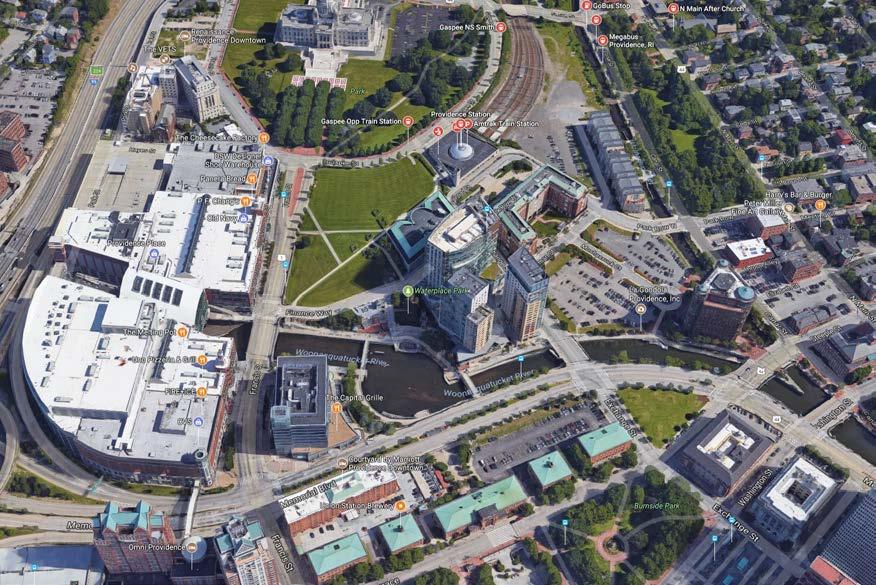 Providence Station, RI Station Redevelopment district links downtown to Capitol complex