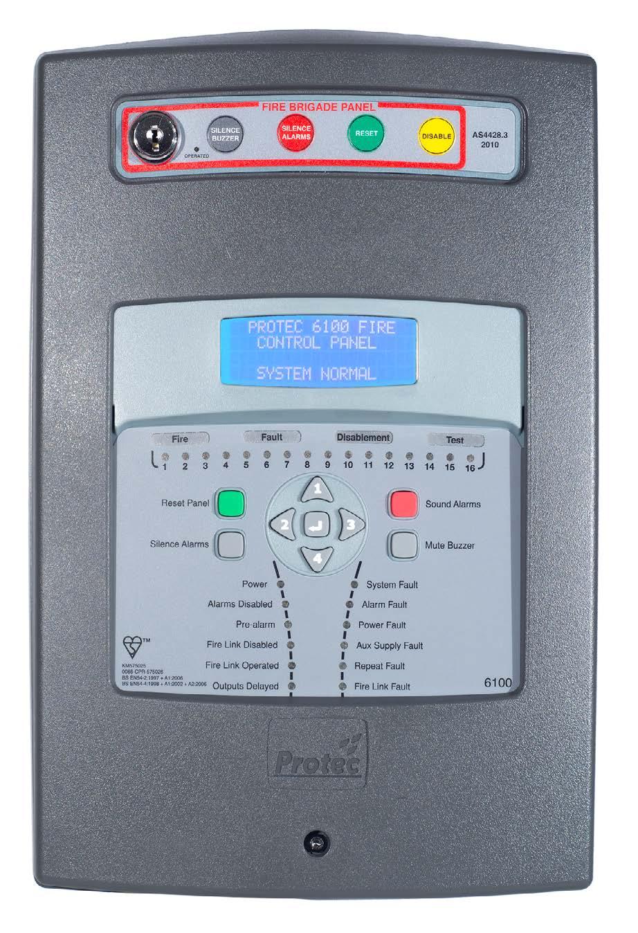 System Features The Protec Algo-Tec TM 6100 is an interactive digital addressable fire detection and alarm system ideally suited for small and medium sized buildings such as shops, hotels and offices.