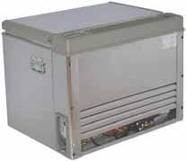 COLD FACTOR 3-WAY CAMPING FREEZERS (200V/ LP GAS/ 12V) 45 litre 3-way Camping Freezer Packaged dimensions : 525mm (H) x 685mm (W) x 560mm (D) Actual dimensions : 495mm (H) x 655mm (W) x 530mm (D)