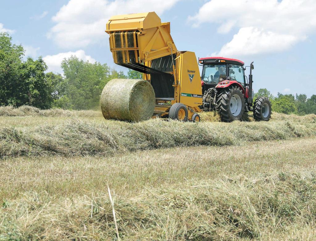 Designed for producers who harvest primarily dry hay but also want the ability to bale silage with an optional silage kit when the weather isn t on their side.