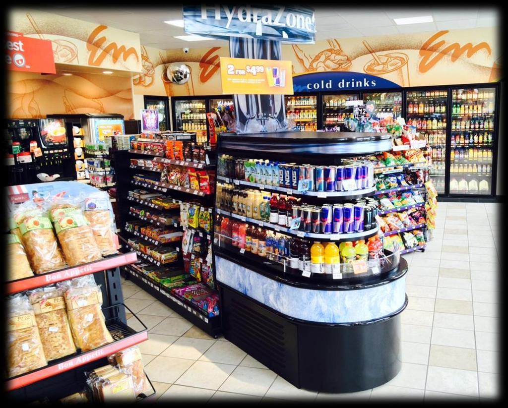 Grab & Go Optimizing space and serve customers quickly is the goal of