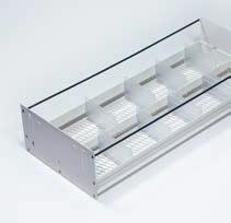 Fama GX the right configuration for any requirement. Fama GX drawers can be individually adjusted to suit your needs.