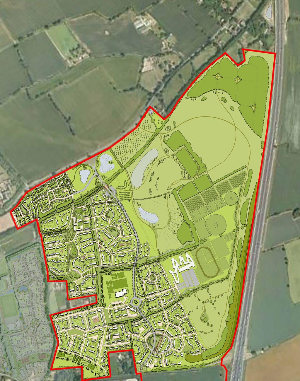 East Hemel Northern Residential Area The proposed Northern Residential Area will comprise up to 1,500 new homes, including 40% affordable housing.