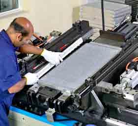 Production Equipment Sabah radiator industries, uses state of the art machinery for its production
