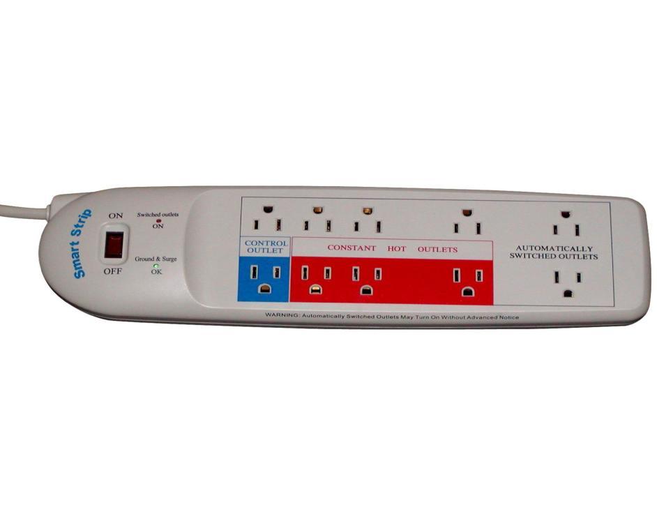 Power Strip Unplugged electronics and appliances may be costing you as much as 15% of your total energy bill Source: http://www.amazon.