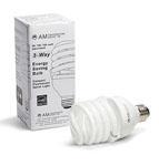 Three-Way Compact Fluorescent Bulb Energy savings up to $127.44 over the life of the bulb Source http://www.amconservationgroup.