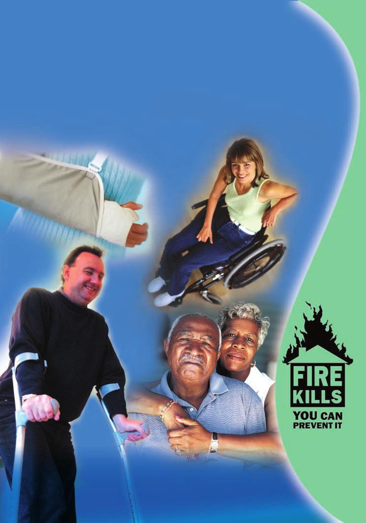 Fire safety for people with sight,hearing or