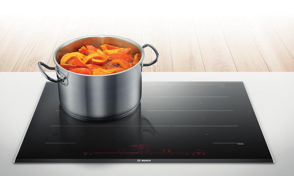 FlexInduction There s no limitation to how you arrange your pots on the cooktop the choice is all yours with Bosch s FlexInduction.