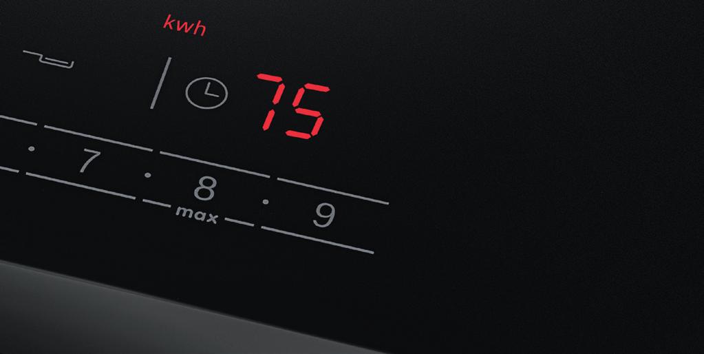 Features 17 Energy consumption display You can view the energy consumption of a recently ended cooking process on the