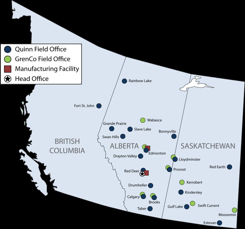Quinn Canadian Locations Canada is