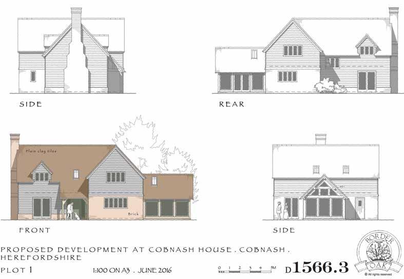 PLOT 1 165,000.00 Planning Permission for a generously sized house with 3 double bedrooms and semi open plan living downstairs.