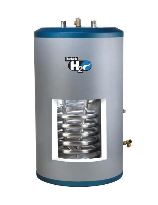DUNKIRK BOOK 816 EFFECTIVE 8/29/2016 H2O SERIES STAINLESS STEEL SINGLE COIL INDIRECT WATER HEATER 40 Conforms to UL STD 174 Certified to