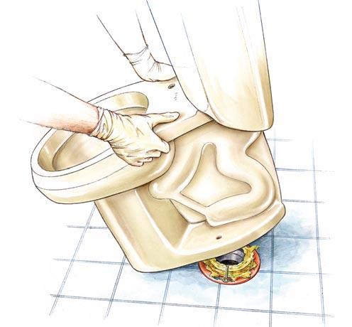 MAKE THE FLOOR STURDY SO THAT THE TOILET DOES NOT MOVE The first rule of toilet installation is: The toilet shall not move.