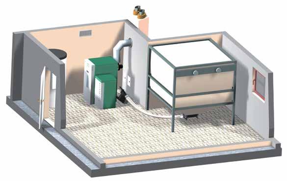 ... the right discharge system 4 Room discharge with flexible screw from a bag silo.
