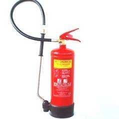 Fire Safety All extinguishers are coloured RED, with identifying colours forming either part of the labels or as a