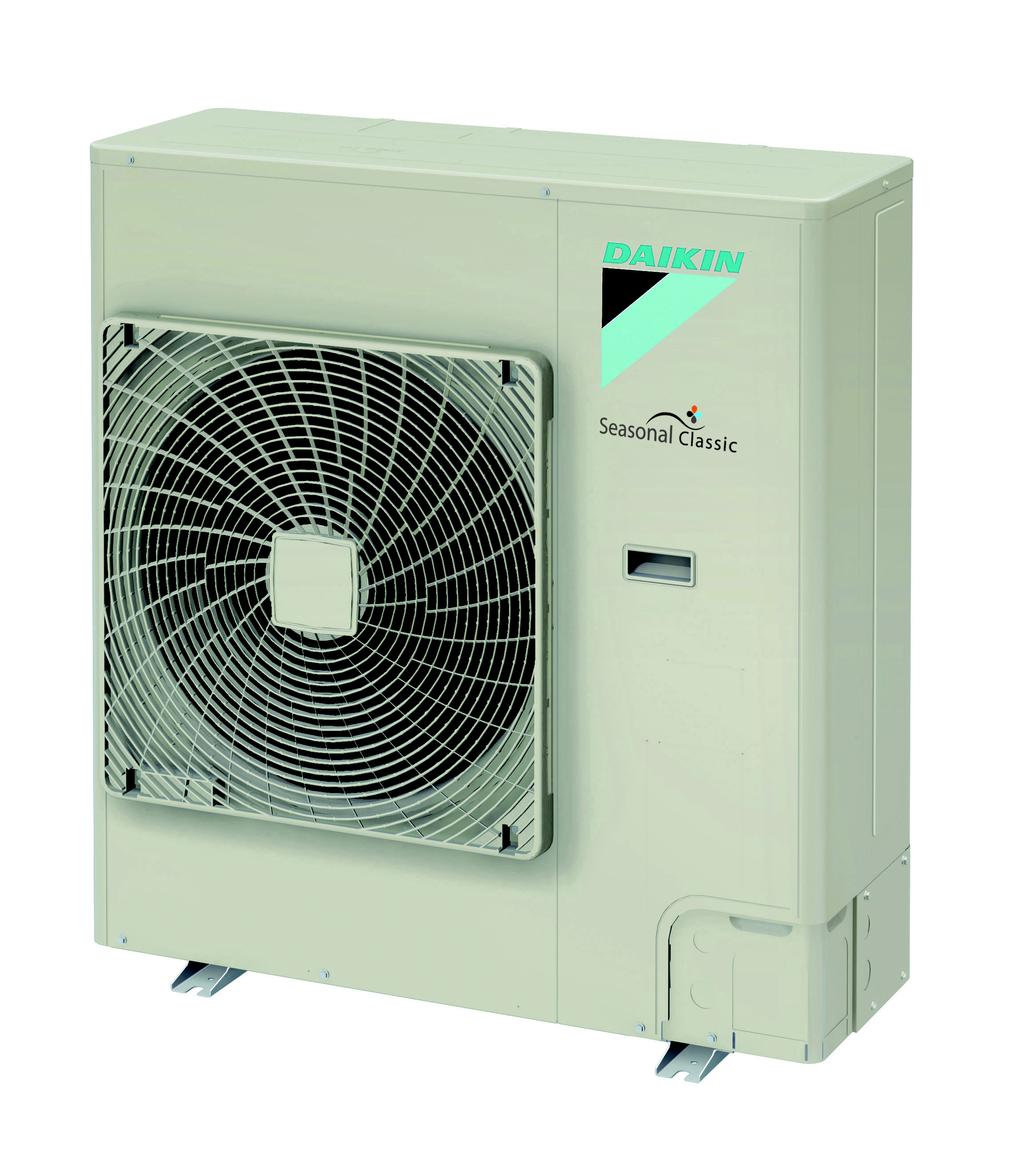 Outdoor Unit RZQSG-L(/8)V V k i) S8n /U - ( r L o t - o Gi d S l t Q puz S OR Features Seasonal classic series already comply with EU s 204 Eco-Design requirements Top efficiency: - new compressor