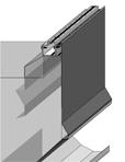 EcoVision II Plus Door Upgrade Installation Manual P/N 0537298_A 7 Install front color panel into channel at bottom.