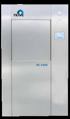 Different than the classical method to condense and cool down the steam, an innovative system is used in NC series Steam Sterilizers: AIR-COOLING.