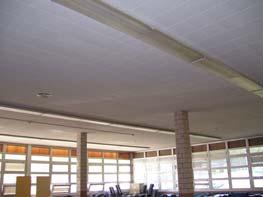 There is also a mix of direct pendant, indirect pendant, and recessed fixtures in classrooms. For the most part this lighting is appropriate for the use.