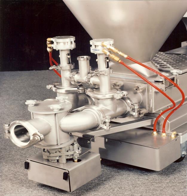 SOLUTION (continued) Patented Pre-Sterilization Recirculation System Option - Valving Pictured at right are the two valves that allow water to be introduced and pumped through the system at the same