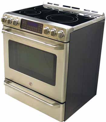 Introduction *The new GE Café Radiant Ranges have the following features: Extra Large Capacity (5.0 cu. ft.) Self-Clean Convection Oven.
