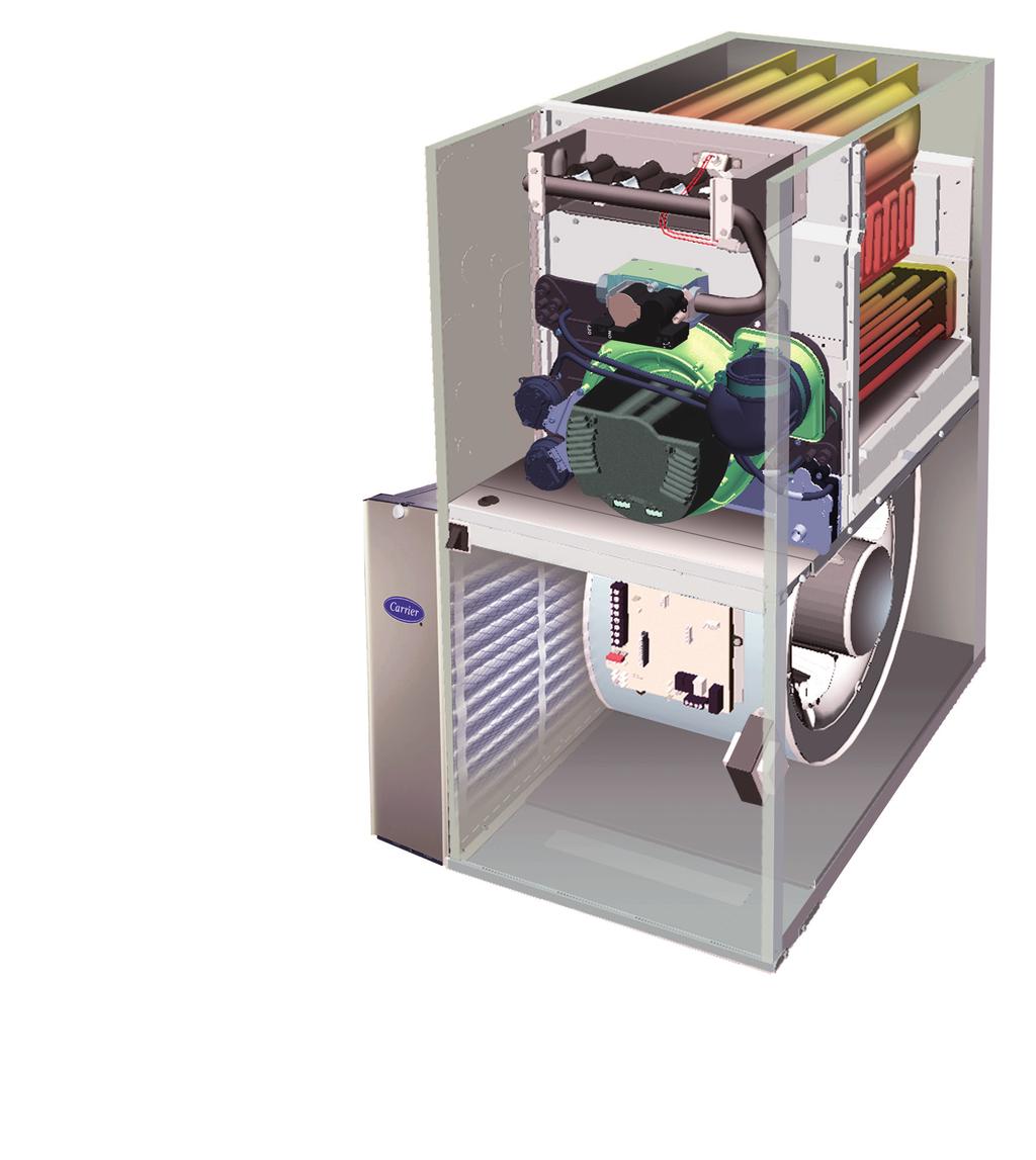 A Range of Comfort Carrier delivers gas furnaces with a range of features and functionality.