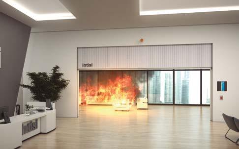 1 In case of fire Intelligence All components are conferred with technology to enable fire curtains to solve problems.
