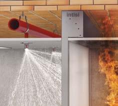 Active Fire Curtain EI120 Advanced Technology Fire classification Intisi 7 EI120 dramatically improves the performance of the active fire curtains.