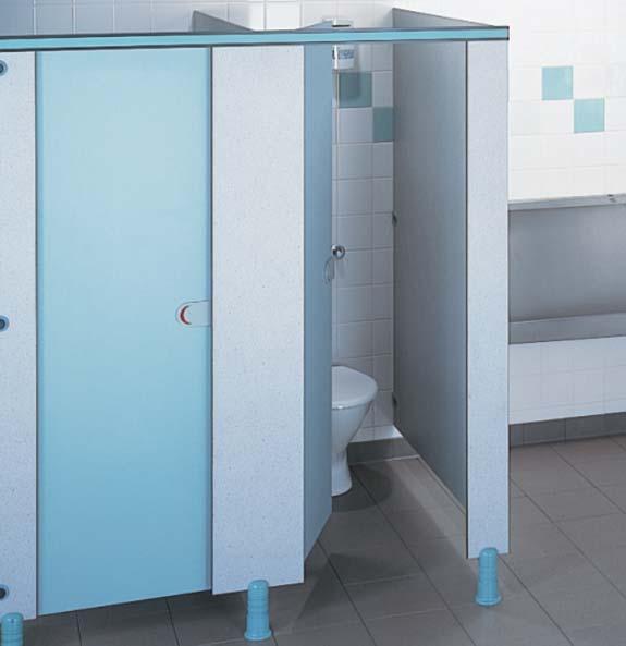 WC CUB 2 Areas as directed by specifiers. Panels are manufactured from 13mm solid grade laminate. The edge are polished and radiused producing a panel that is safe, hygienic and exceptionally tough.